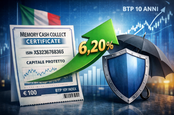 Investimento in certificate sul BTP decennale con rendimento fino al 6,20%